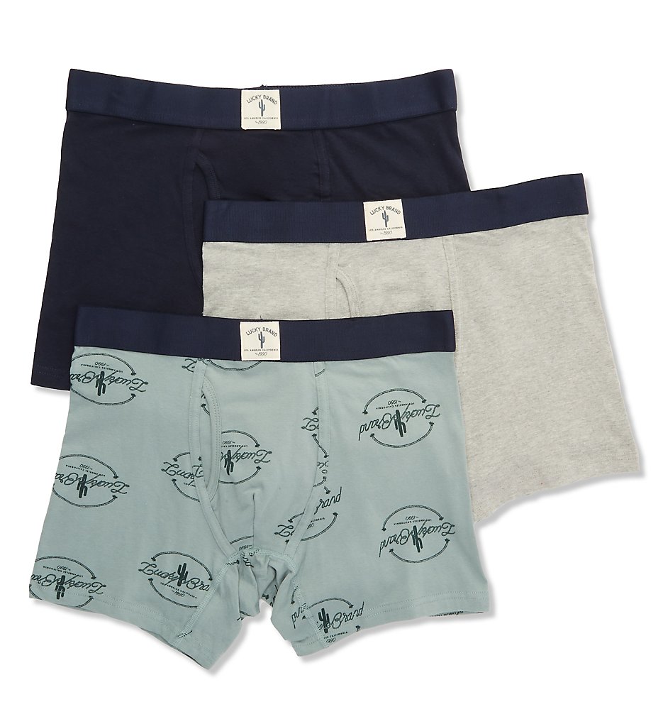 Lucky 213PB07 Stretch Boxer Briefs - 3 Pack - Picture 5 of 5