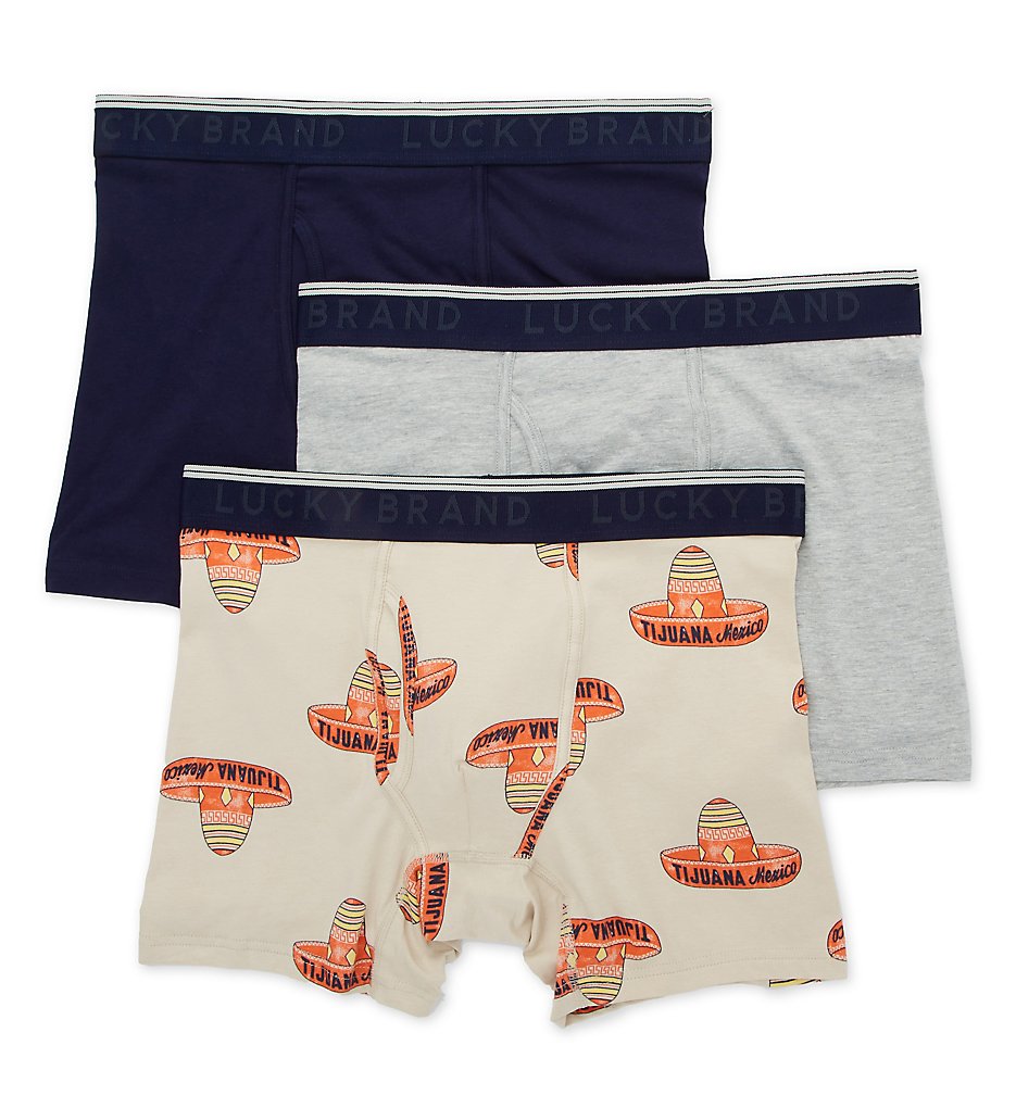 Lucky 233VB07 Desert Nomad Cotton Stretch Boxer Briefs - 3 Pack - Imagen 2 de 3