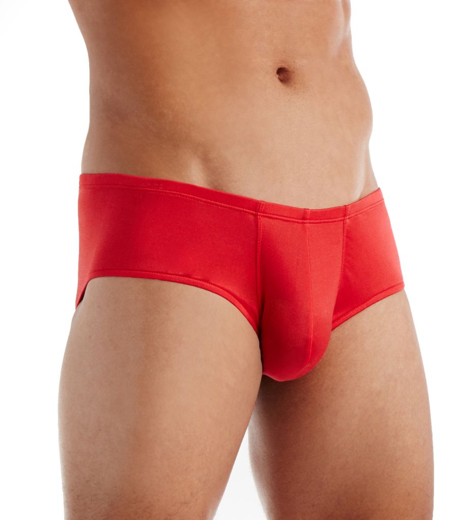 Paradise Silk Silk Knitted Men's Wide Waistband Box Briefs Solid Size S M Xxl