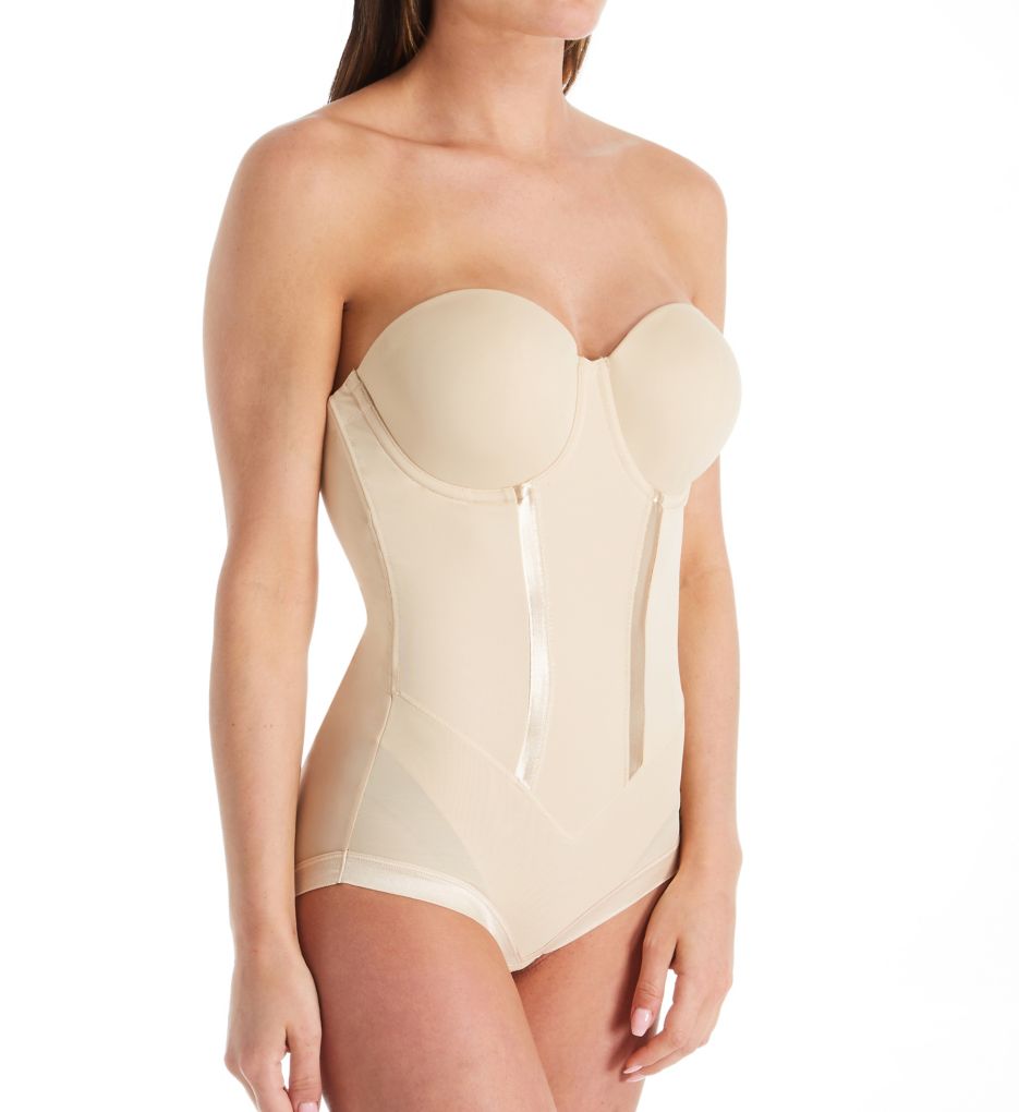 Maidenform 1256 Easy Up Strapless Firm Control Bodybriefer