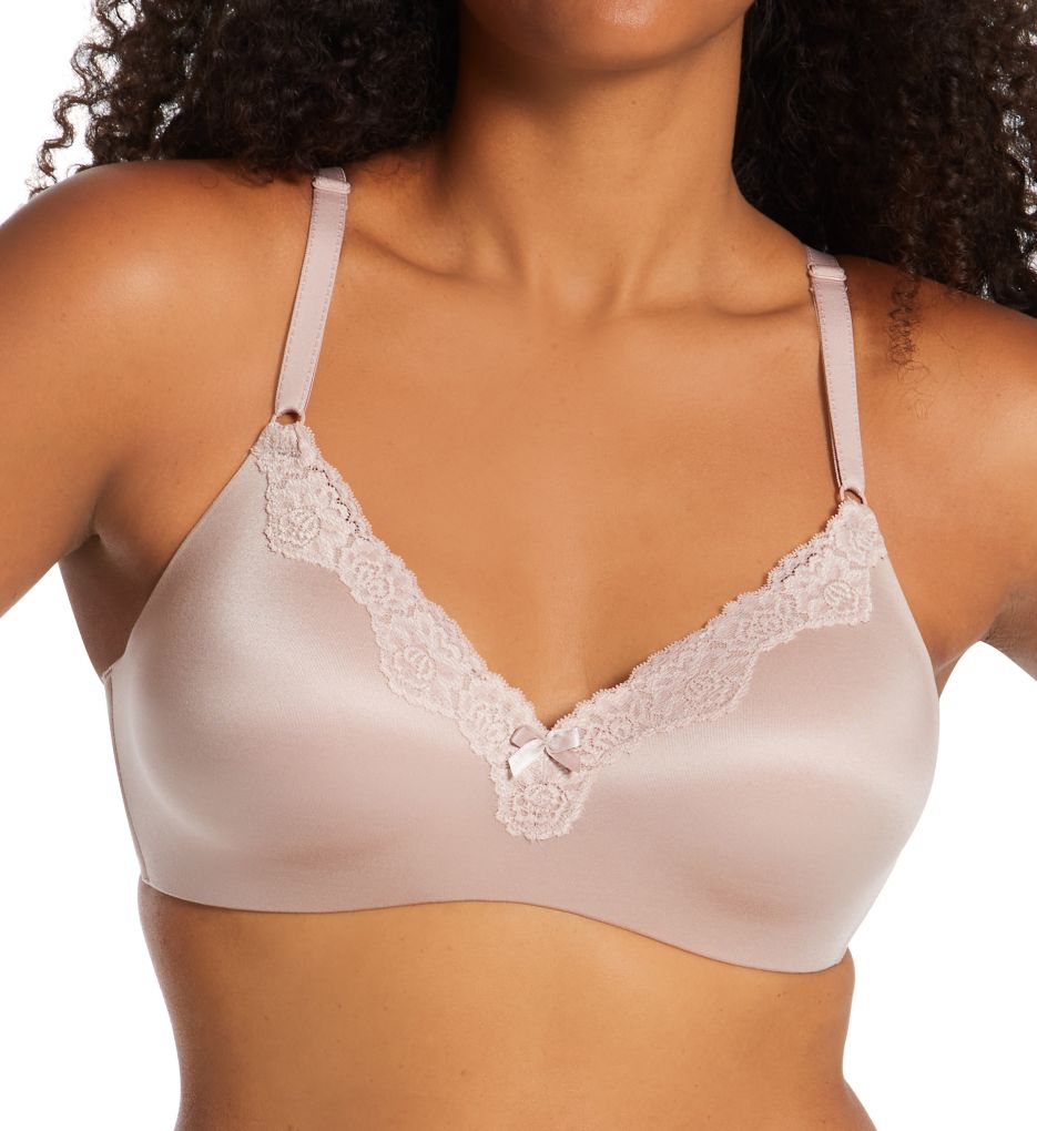 Women's Maidenform 9456 Comfort Devotion Wirefree with Lift T-Shirt Bra  (Ivory/Shell 40D)