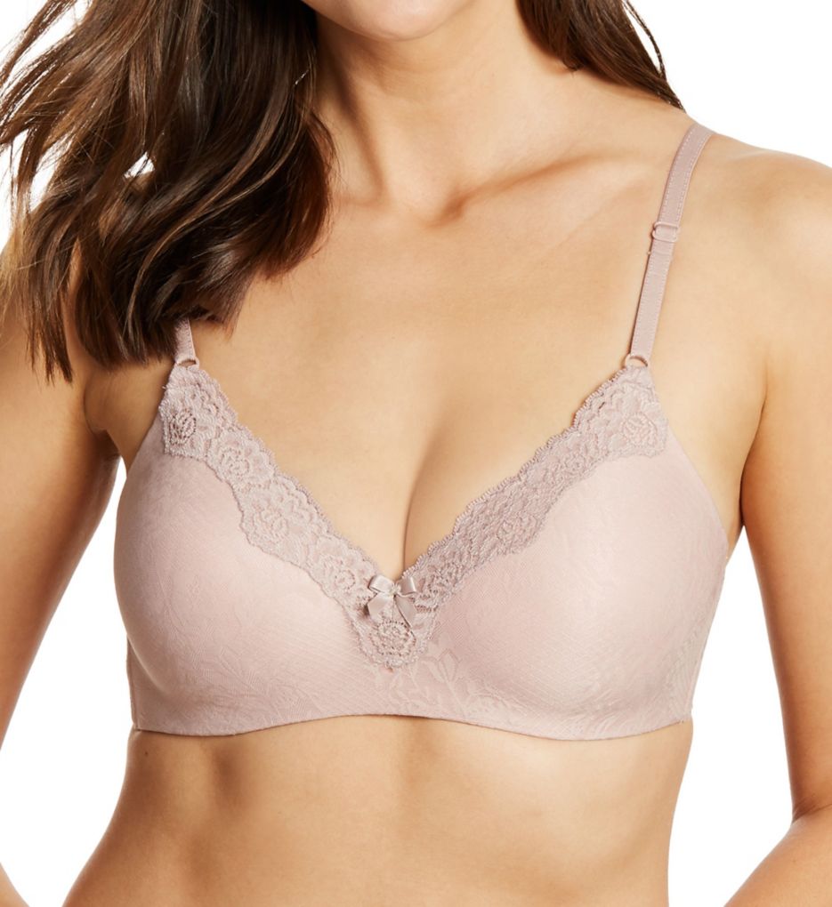 Women's Maidenform 9456 Comfort Devotion Wirefree with Lift T-Shirt Bra  (Ivory/Shell 40D)