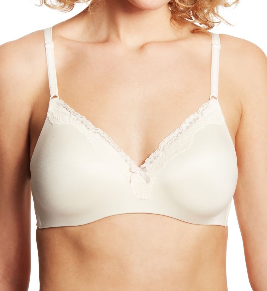 Women's Maidenform 9456 Comfort Devotion Wirefree with Lift T-Shirt Bra  (Peach Swirl Print 38D)