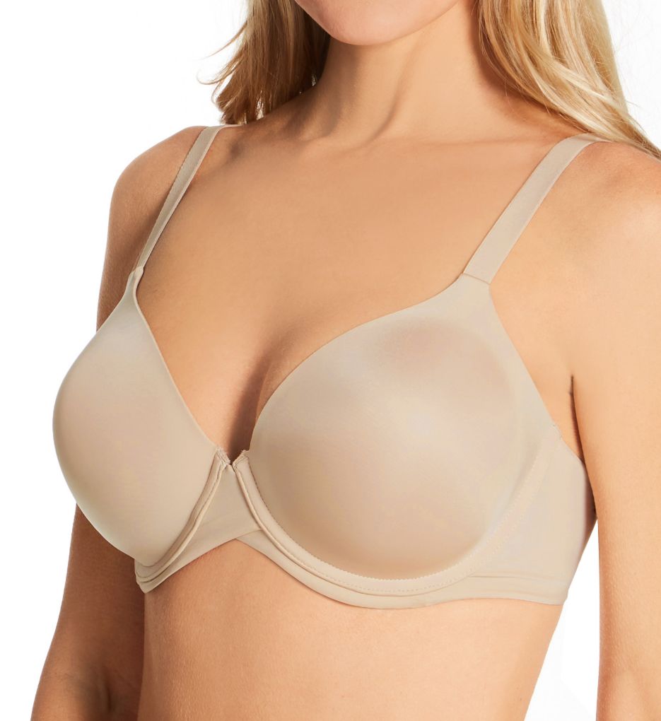  One Fab Fit Underwire, Demi T-Shirt, Convertible Bras For  Women, Evening Blush/Sandshell