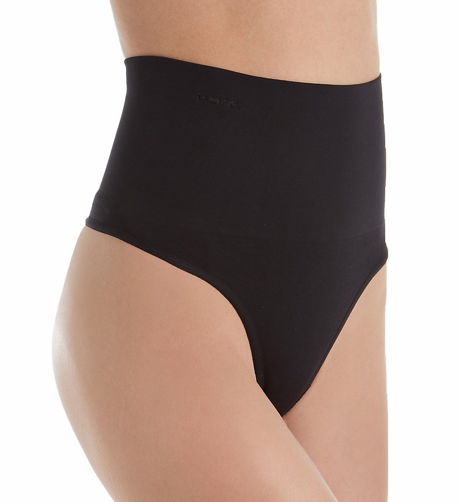 MeMoi MSM-104 SlimMe Seamless High Waisted Shaping Thong - Picture 2 of 2