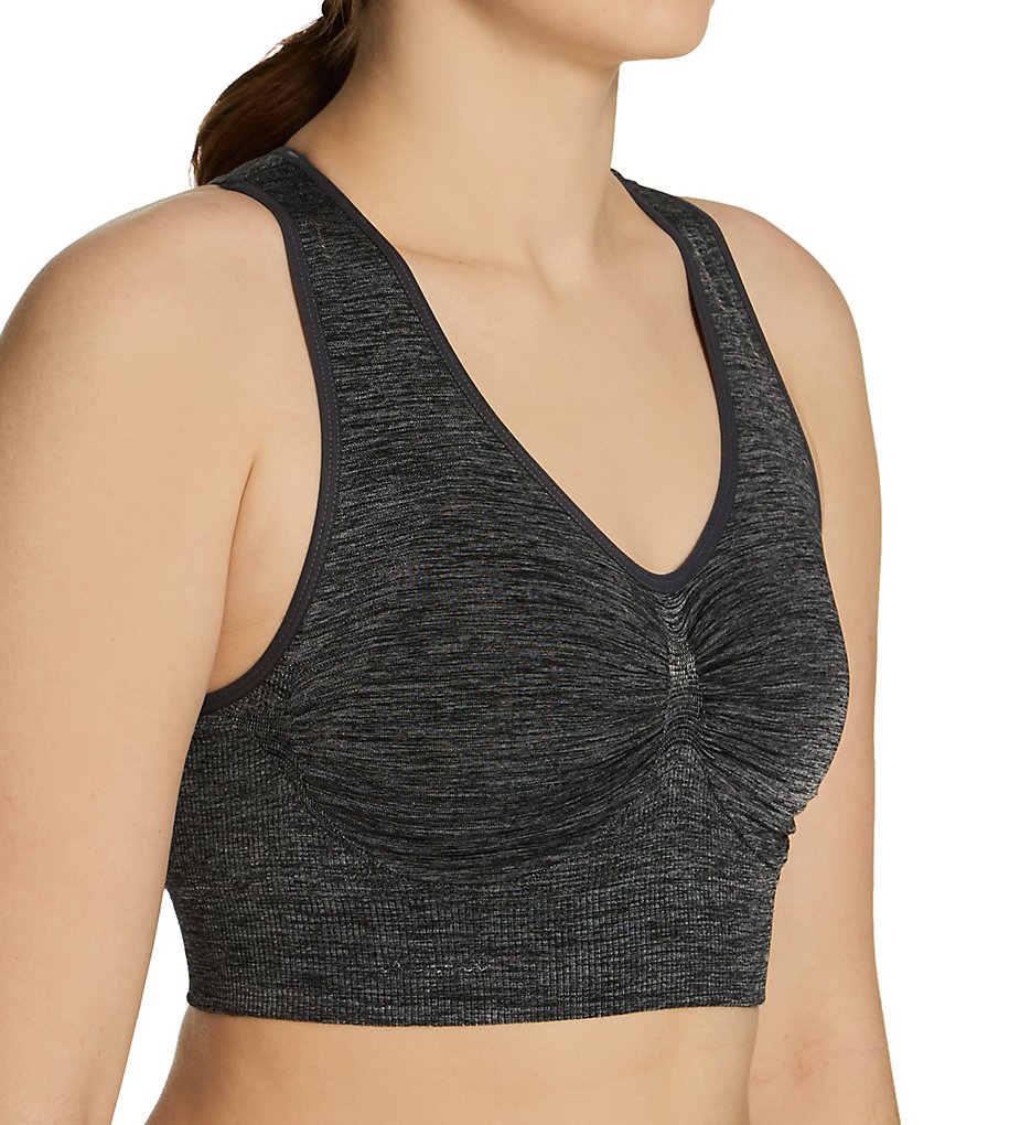 MeMoi MSM-190 SlimMe Seamless Racerback Sports Bra - Picture 6 of 7