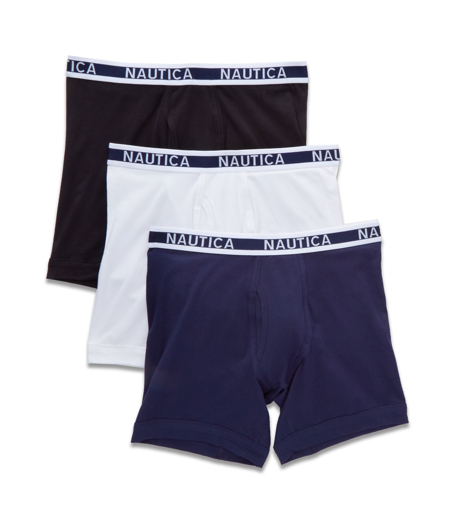 Nautica Men's Cotton Stretch Boxer Briefs (Y61304) | Size Small | HisRoom.com