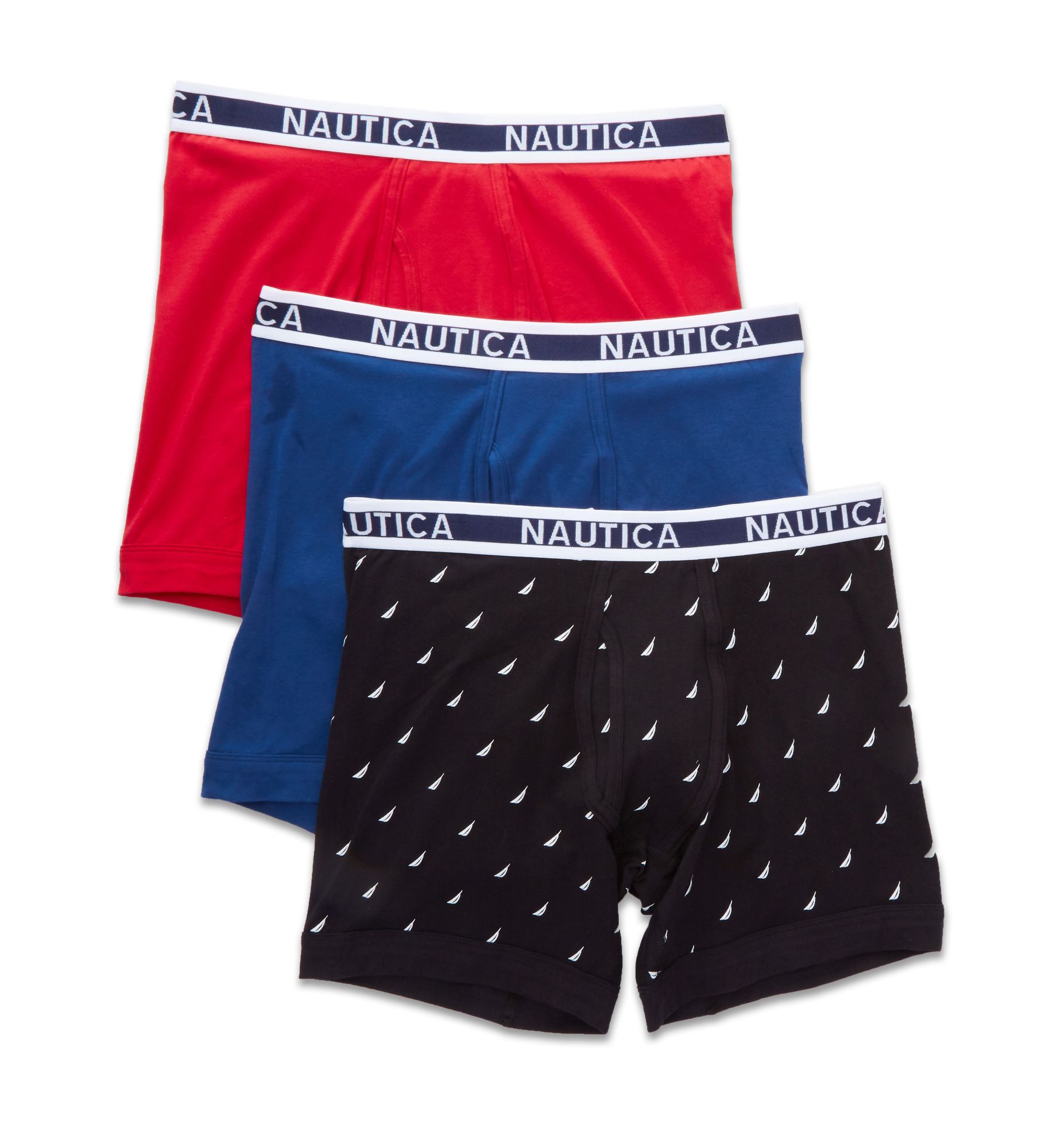 Nautica Men's Cotton Stretch Boxer Briefs (Y61304) | Size Small | HisRoom.com