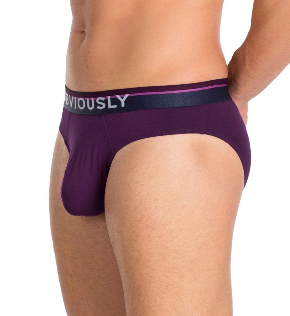 Men's Obviously A02-1A PrimeMan AnatoMAX Brief (Black L)