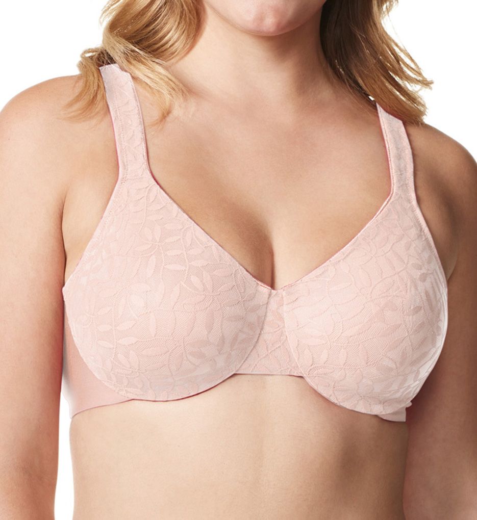 Olga 35519 Lace Sheer Leaves Underwire Minimizer Bra 40 DD White 40dd for  sale online