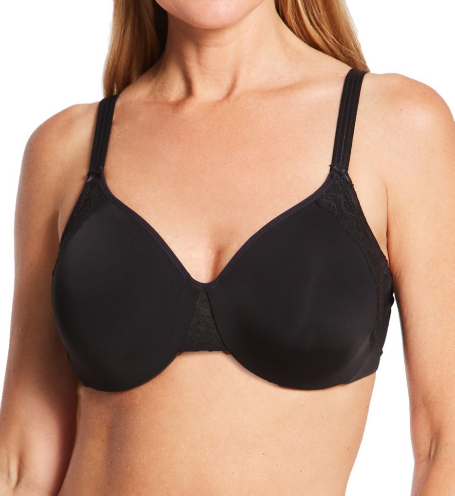 Women's Olga GI8961A Cloud 9 Underwire 2-Ply Minimizer Bra (Rich Black 38D)