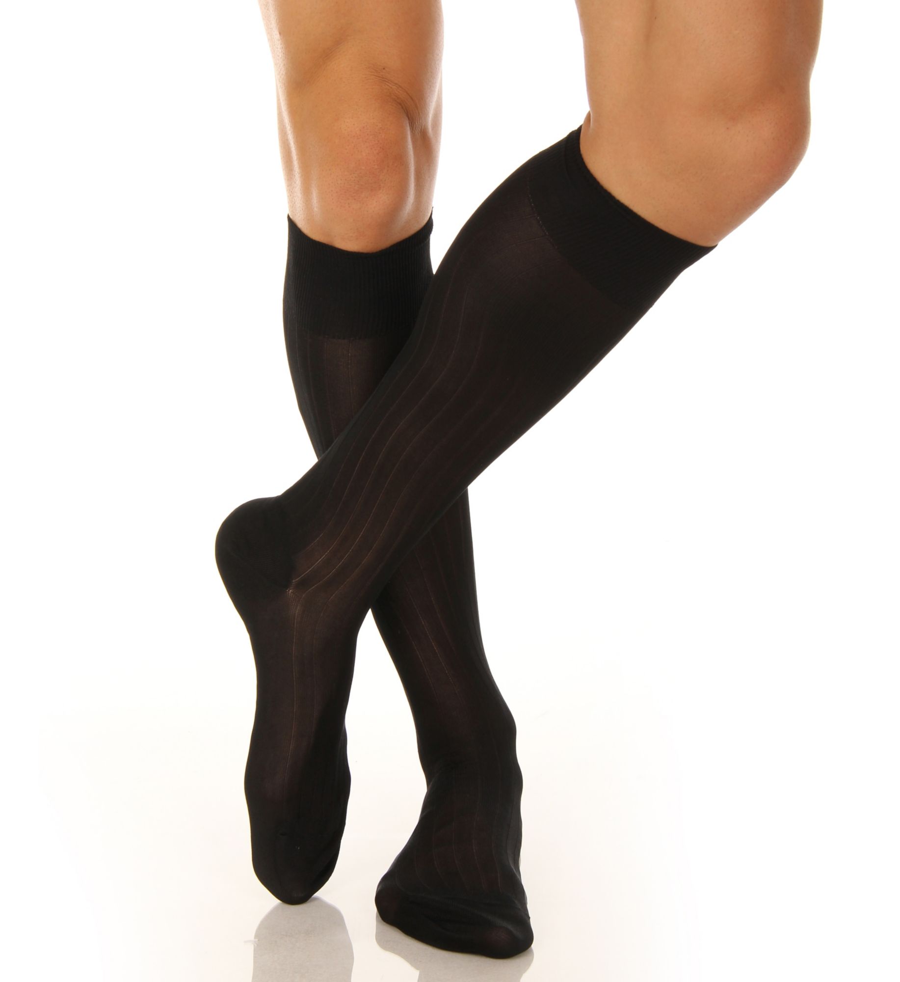 Pantherella 6702 Luxury Silk Over the Calf Sock