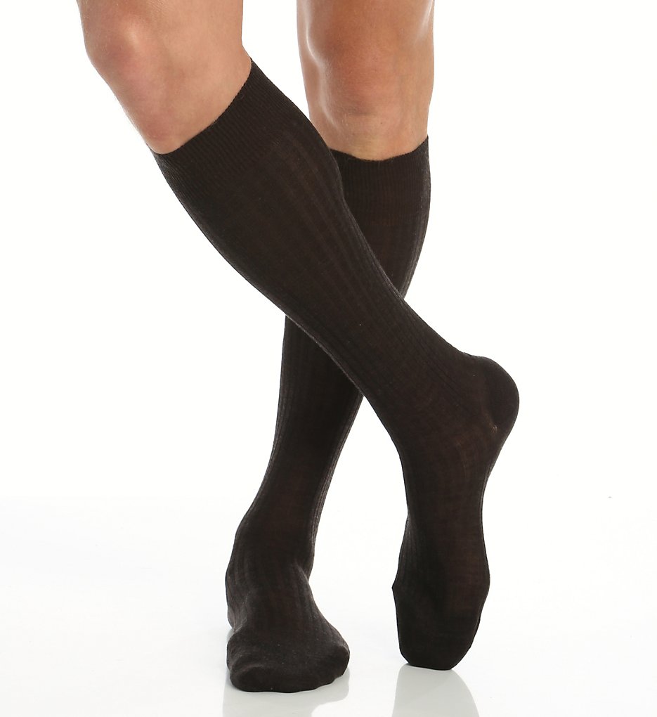 Pantherella 6796 Laburnum Merino Wool 5x3 Rib Over The Calf Sock - Bild 7 von 11