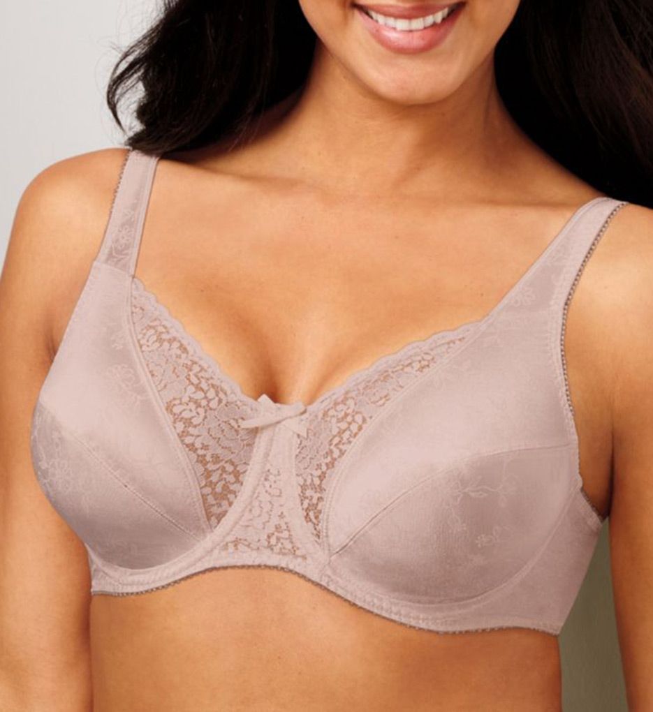 Women's Playtex 4422 Secrets Full Figure Underwire Bra (Taupe 36DD)