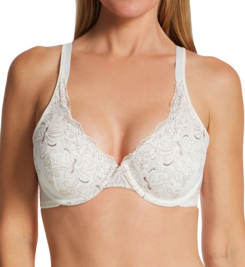 2 Playtex Secrets Feel Embroidered Underwire Bras 4513 38ddd Warm  Steel/mother of Pearl Embroidery for sale online