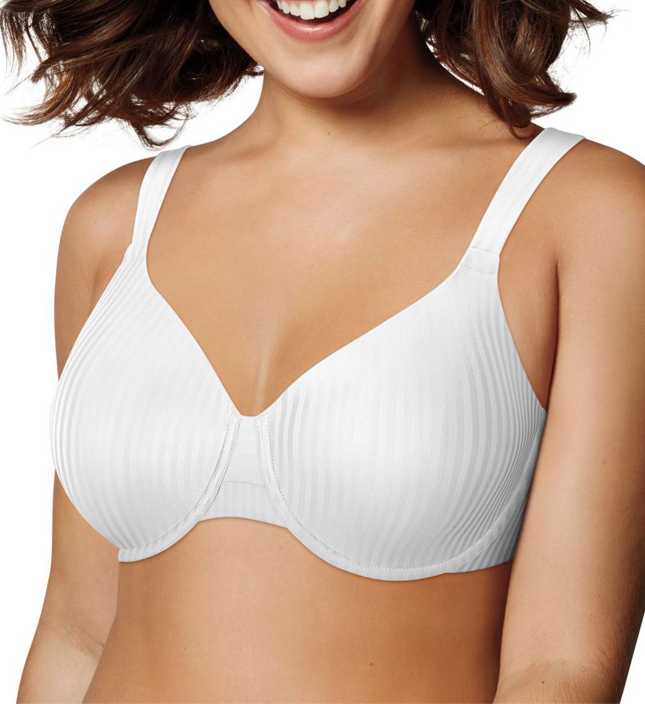 Playtex Women's 18 Hour Sensational Sleek Wirefree Bra, Opaque, White, 36B  : : Fashion