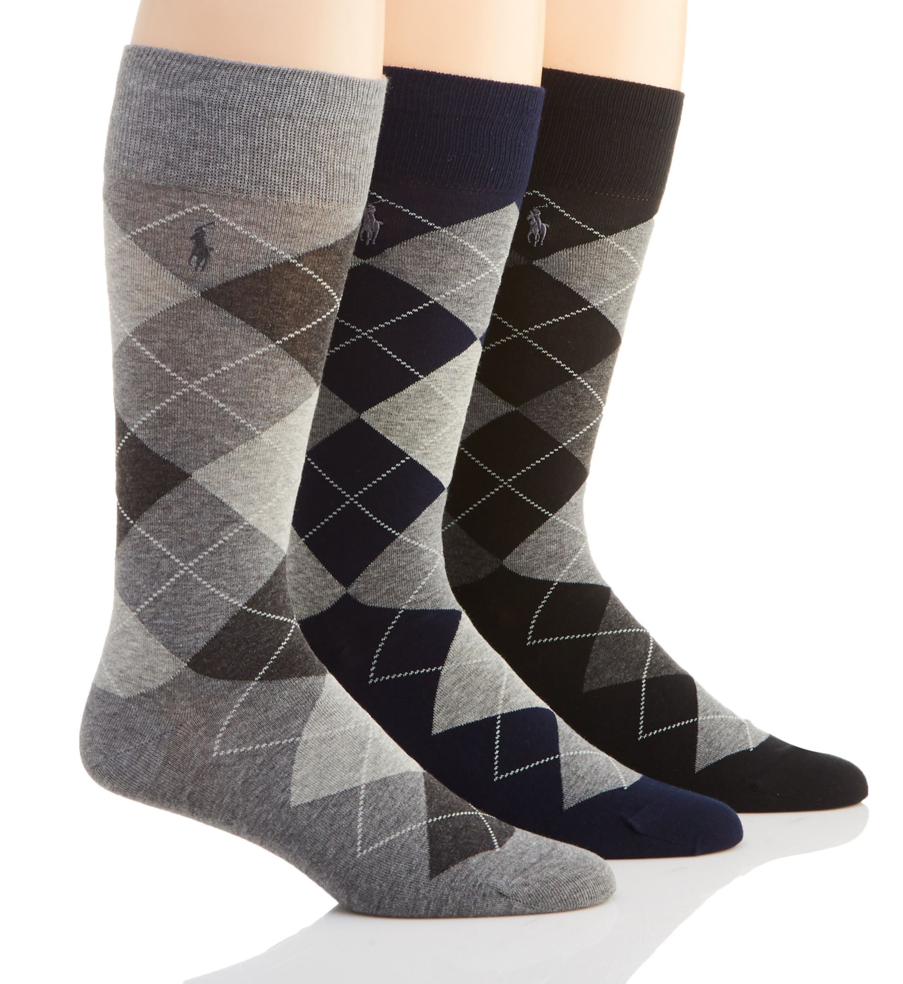 Polo Ralph Lauren Men's Classic Argyle Cotton Socks (8091PK) | HisRoom.com
