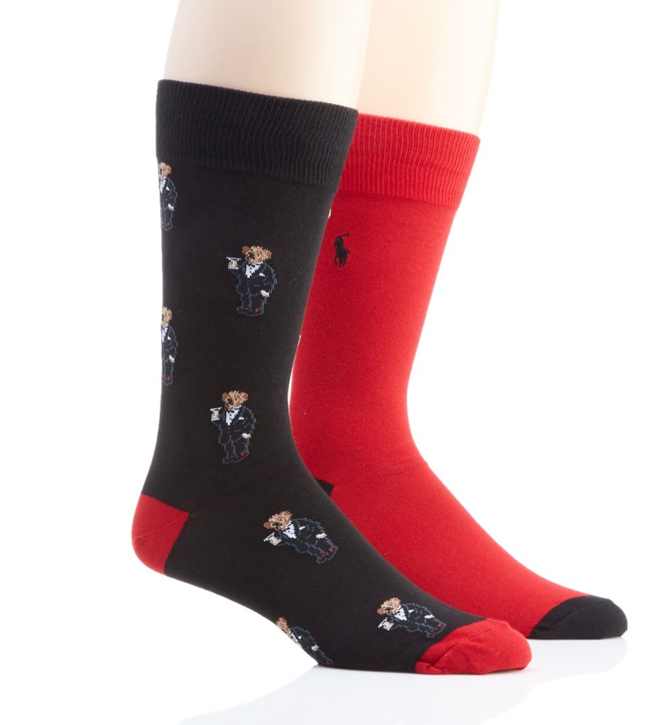 ralph lauren teddy bear socks