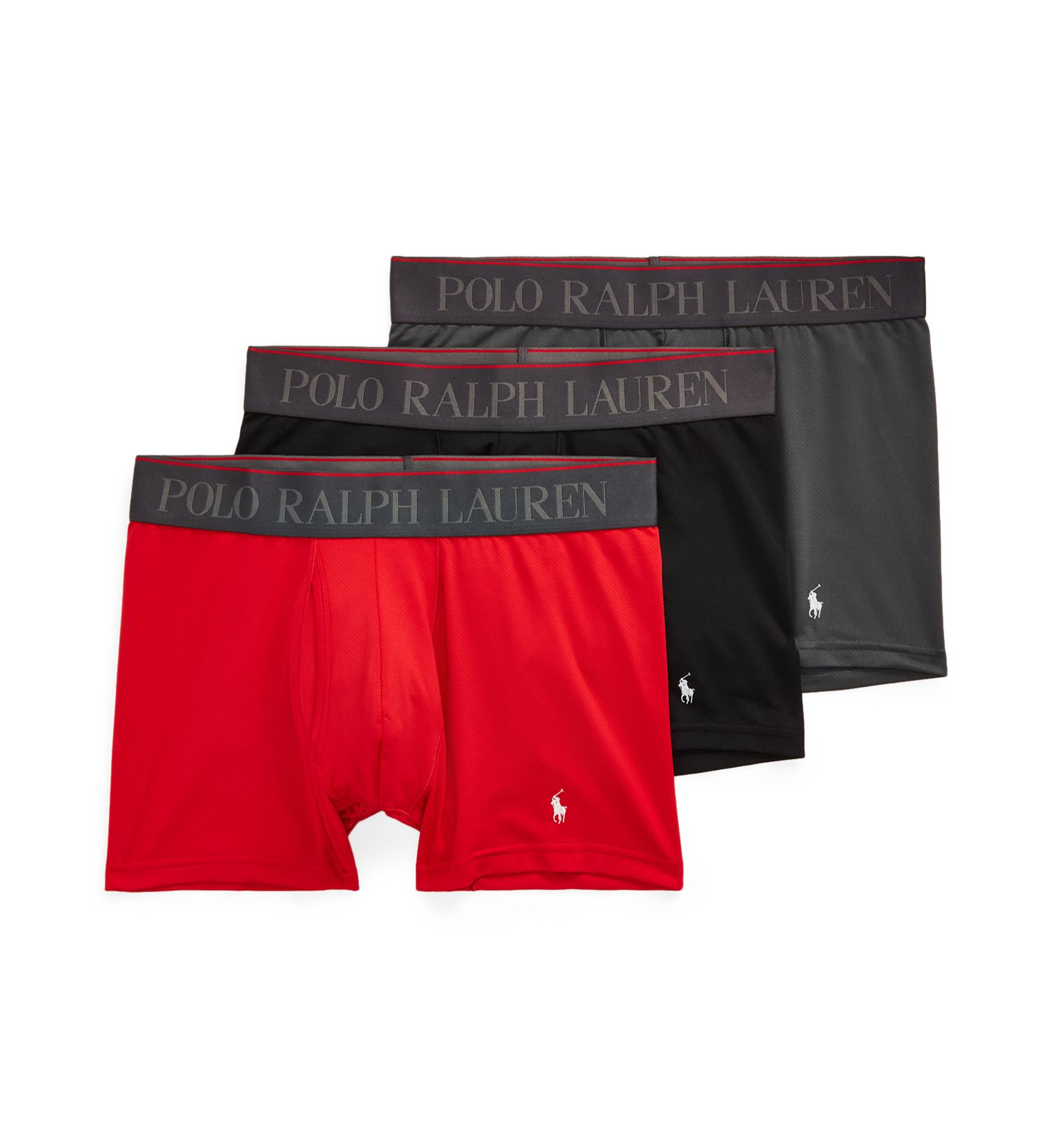 Polo Ralph Lauren Men's 4D Flex Performance Air Boxer Briefs (L5BBP3) | Size Medium | HisRoom.com