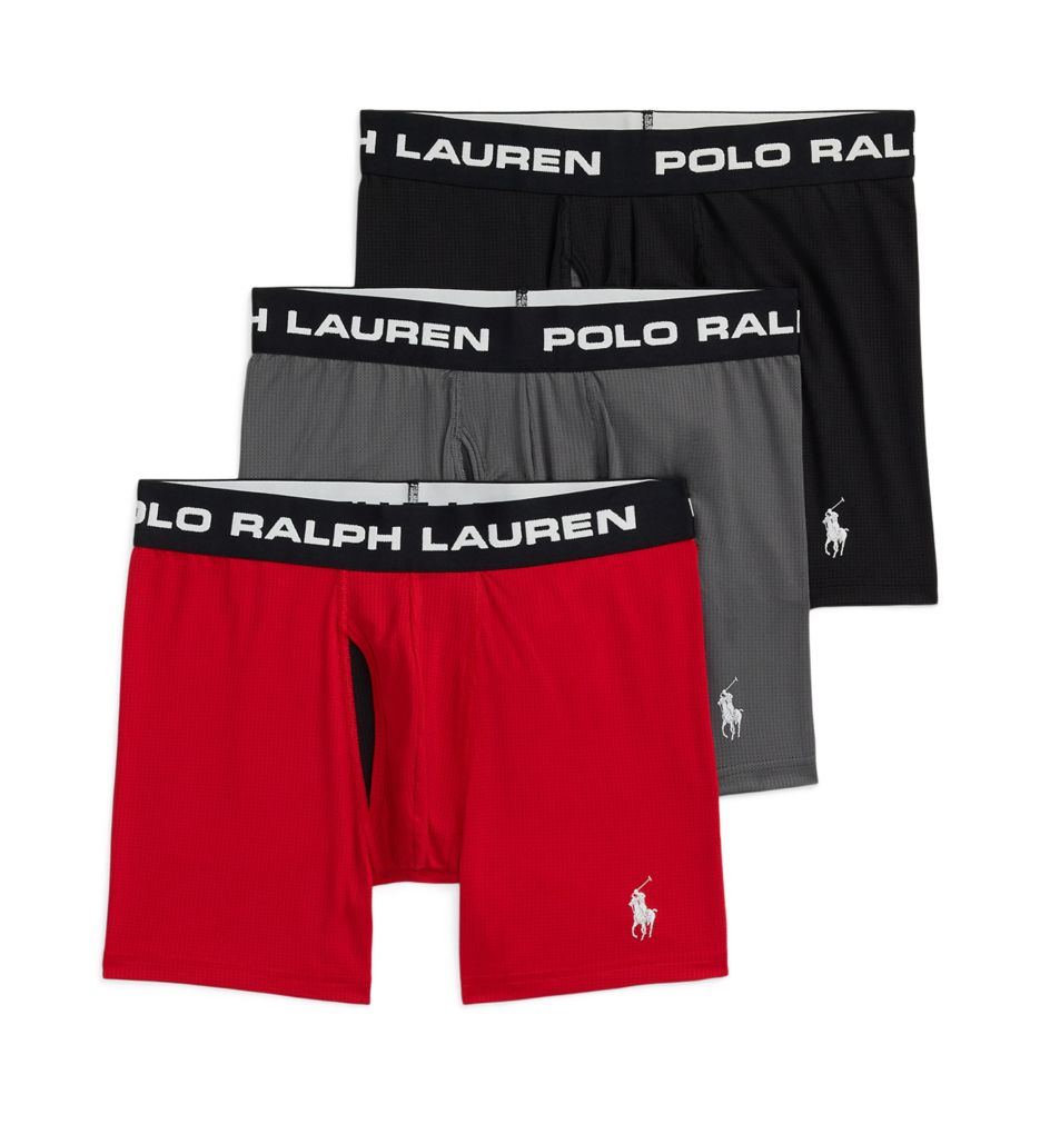 Boxer Polo Ralph Lauren LLB1P3 Perfetto Flex Pouch Slip - Confezione da 3 - Foto 3 di 4
