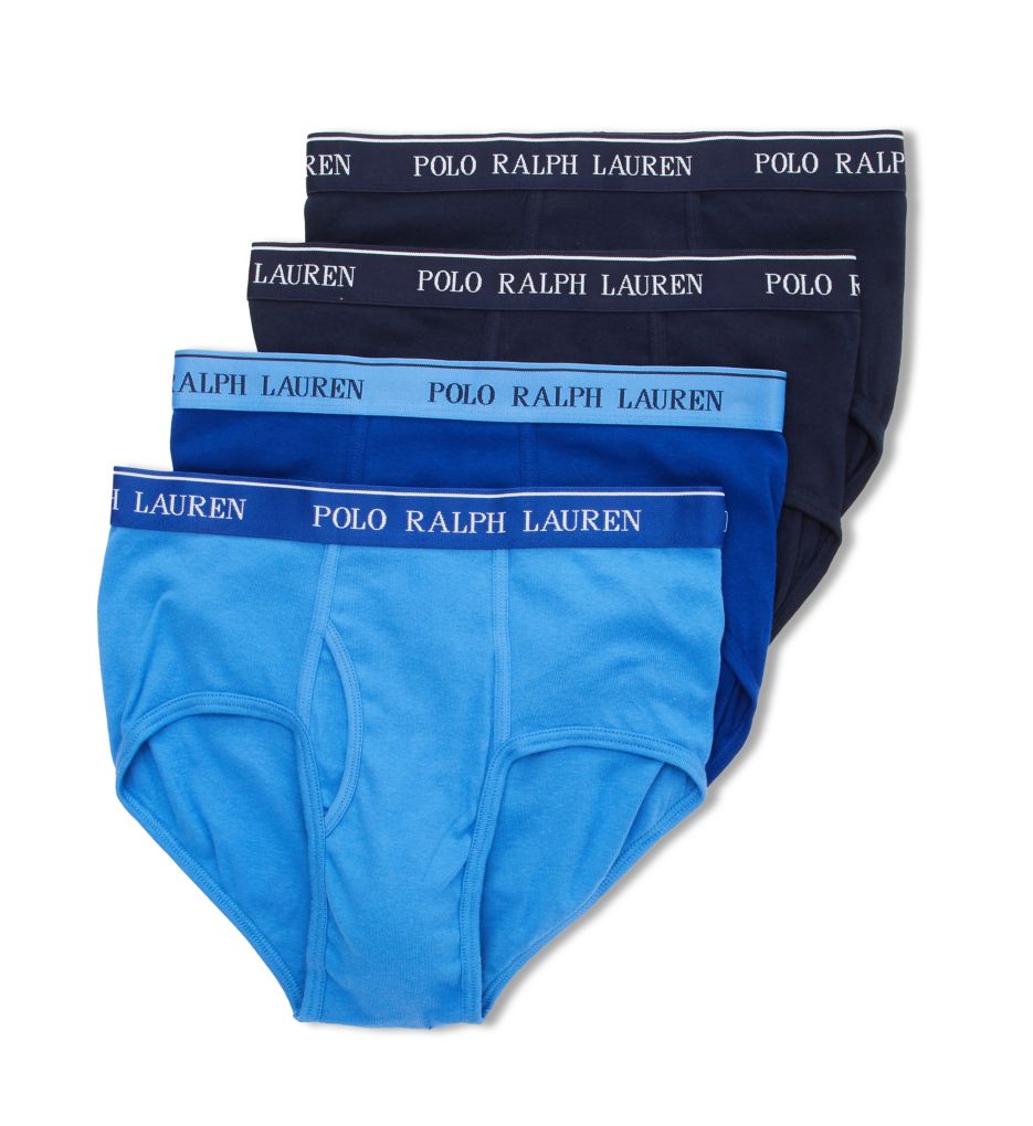 Polo Ralph Lauren Classic Cotton Mid-Rise Briefs 4-Pack