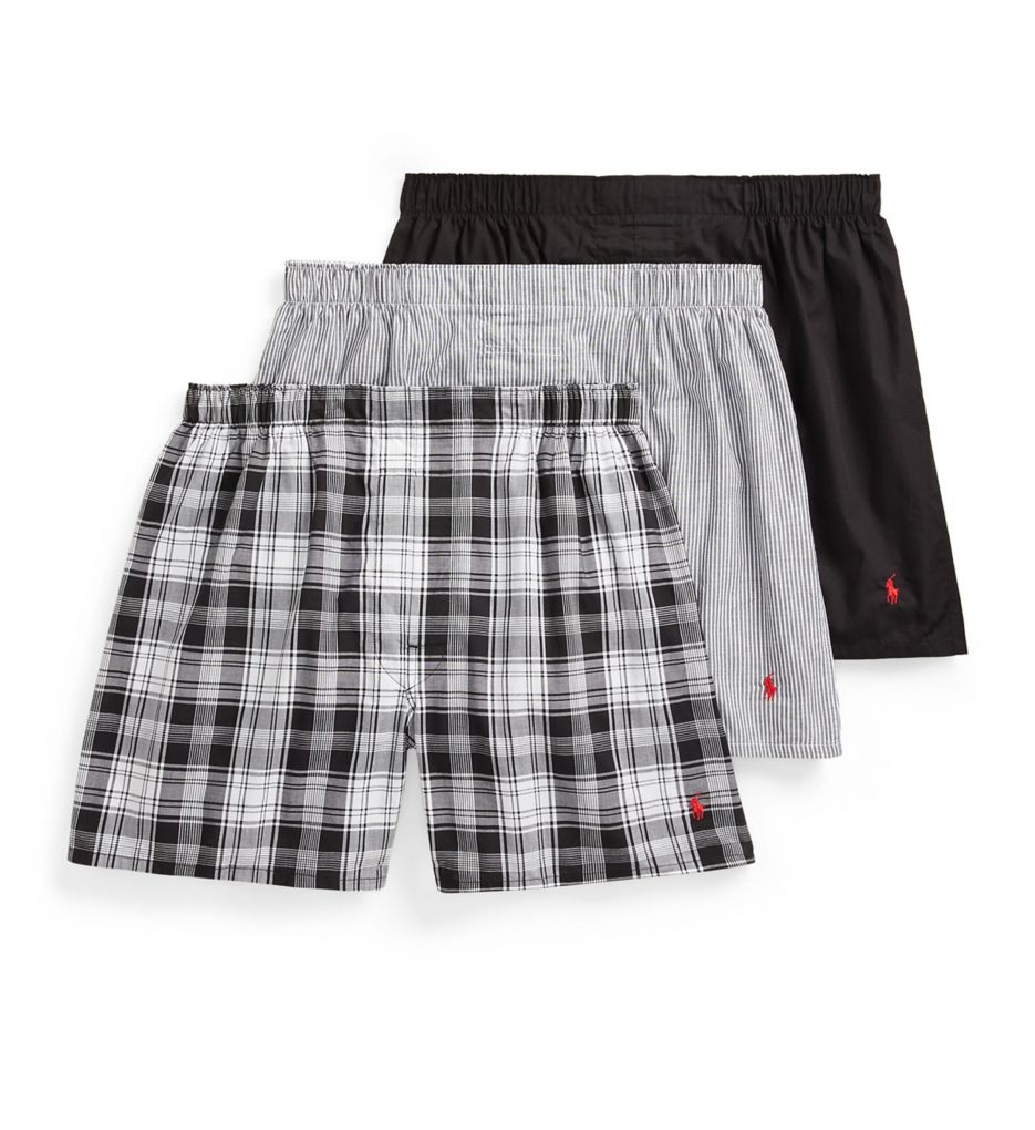 Polo Ralph Lauren NCWBP3 Classic Fit Woven Boxer - 3 Pack