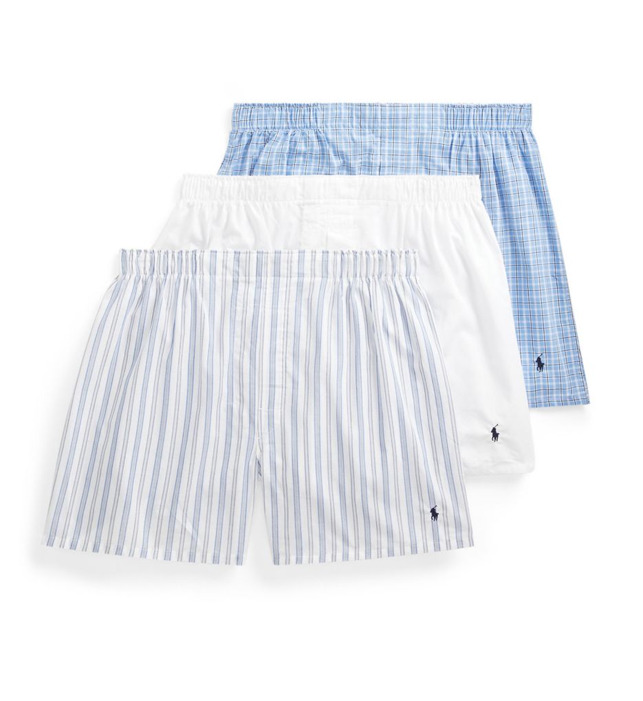 Polo Ralph Lauren NCWBP3 Classic Fit Woven Boxer - 3 Pack