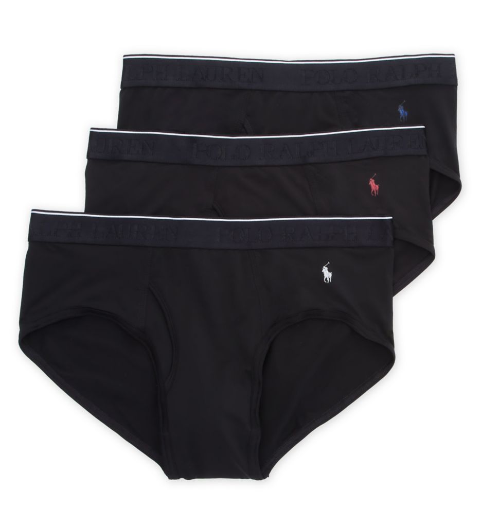 Ralph Lauren Underwear 3 Pack Briefs Black