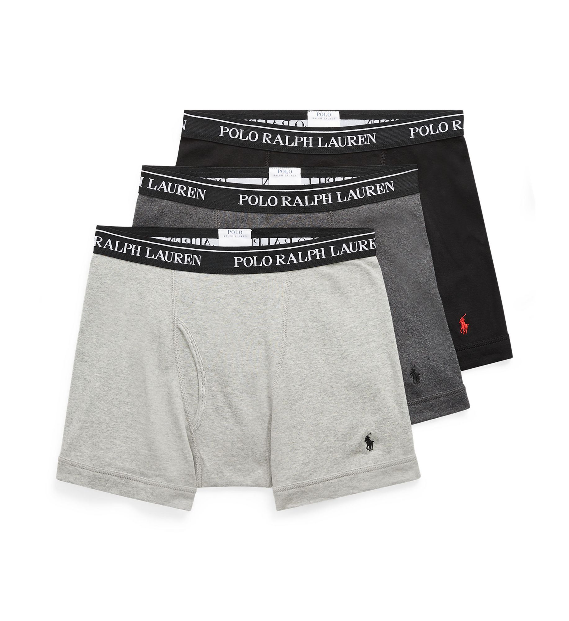 Polo Ralph Lauren Men's Big & Tall Classic Fit Boxer Briefs (NXB2P3) | Size XL | HisRoom.com