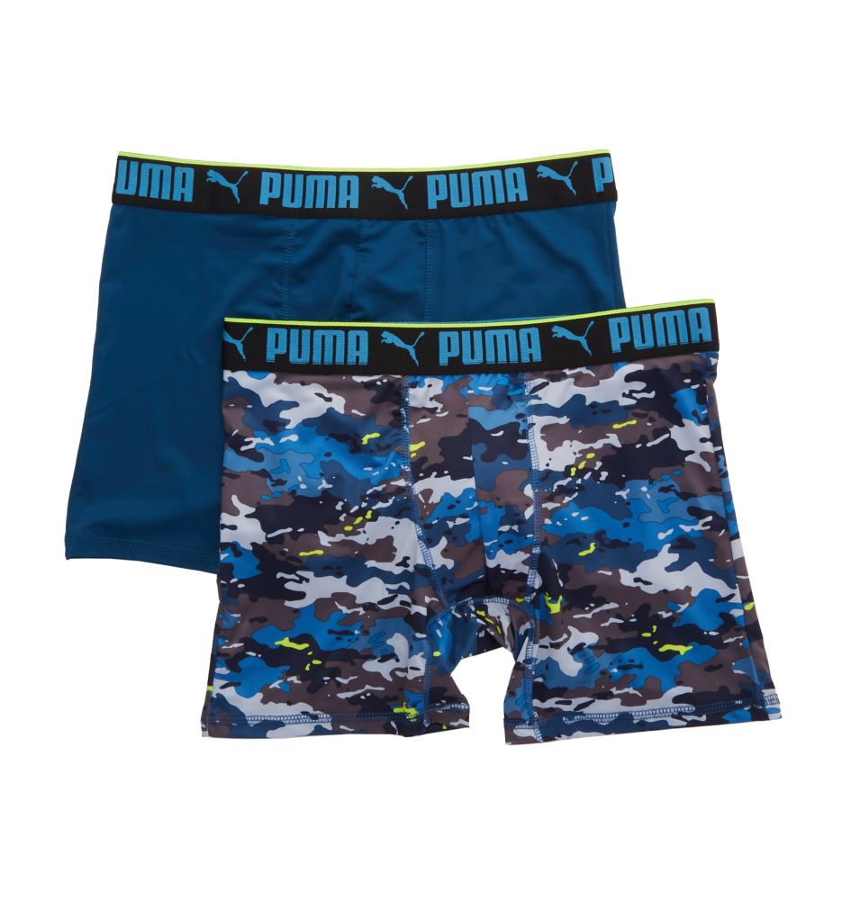 Puma 151151 Sportstyle Boxer Brief Natural Camo Print - 2 Pack