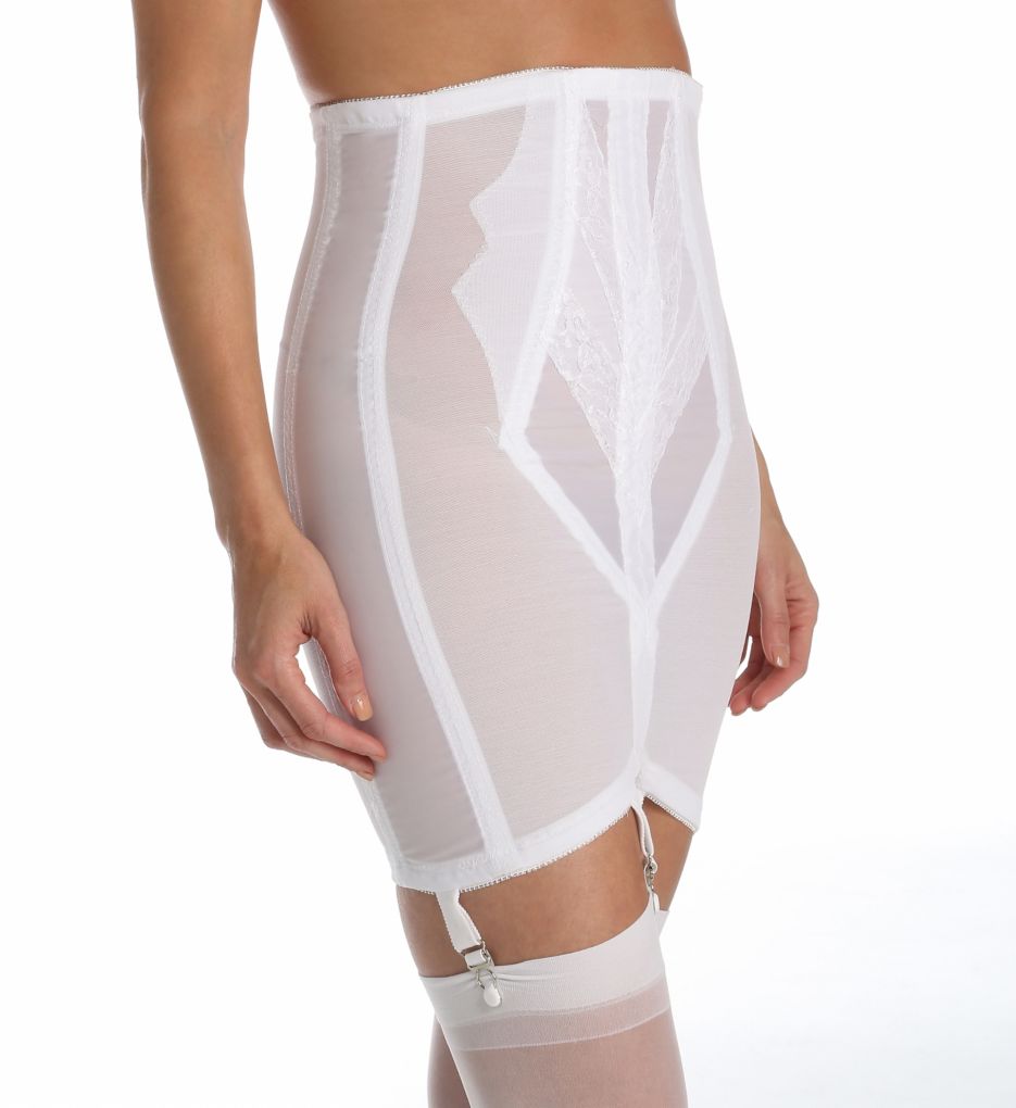 Rago 1294 High Waist Open Bottom Girdle With Zipper Ebay