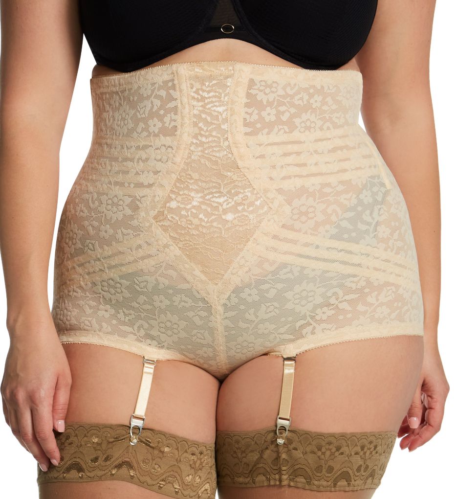 Rago Women's Hi Waist Brief Panty, Beige, Small : : Clothing,  Shoes & Accessories
