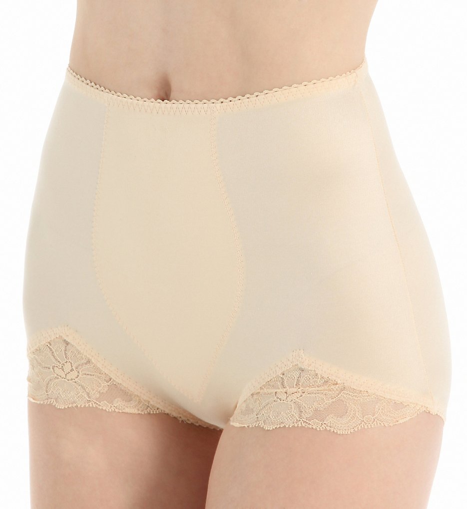 Rago 919 Light Shaping V Leg Brief Panty with Lace - Picture 2 of 7