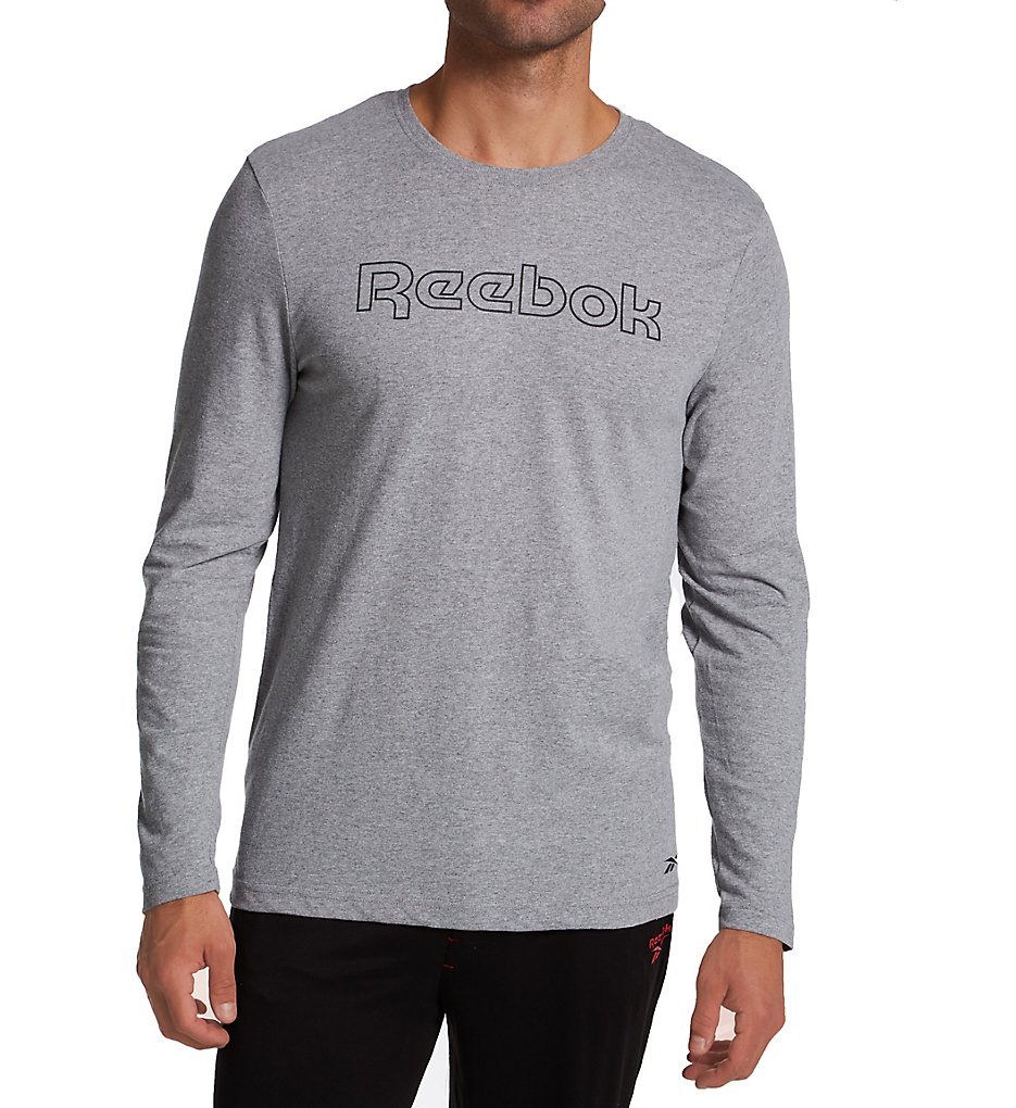 Camiseta gráfica Reebok 233LT43 manga larga cuello redondo - Imagen 3 de 4