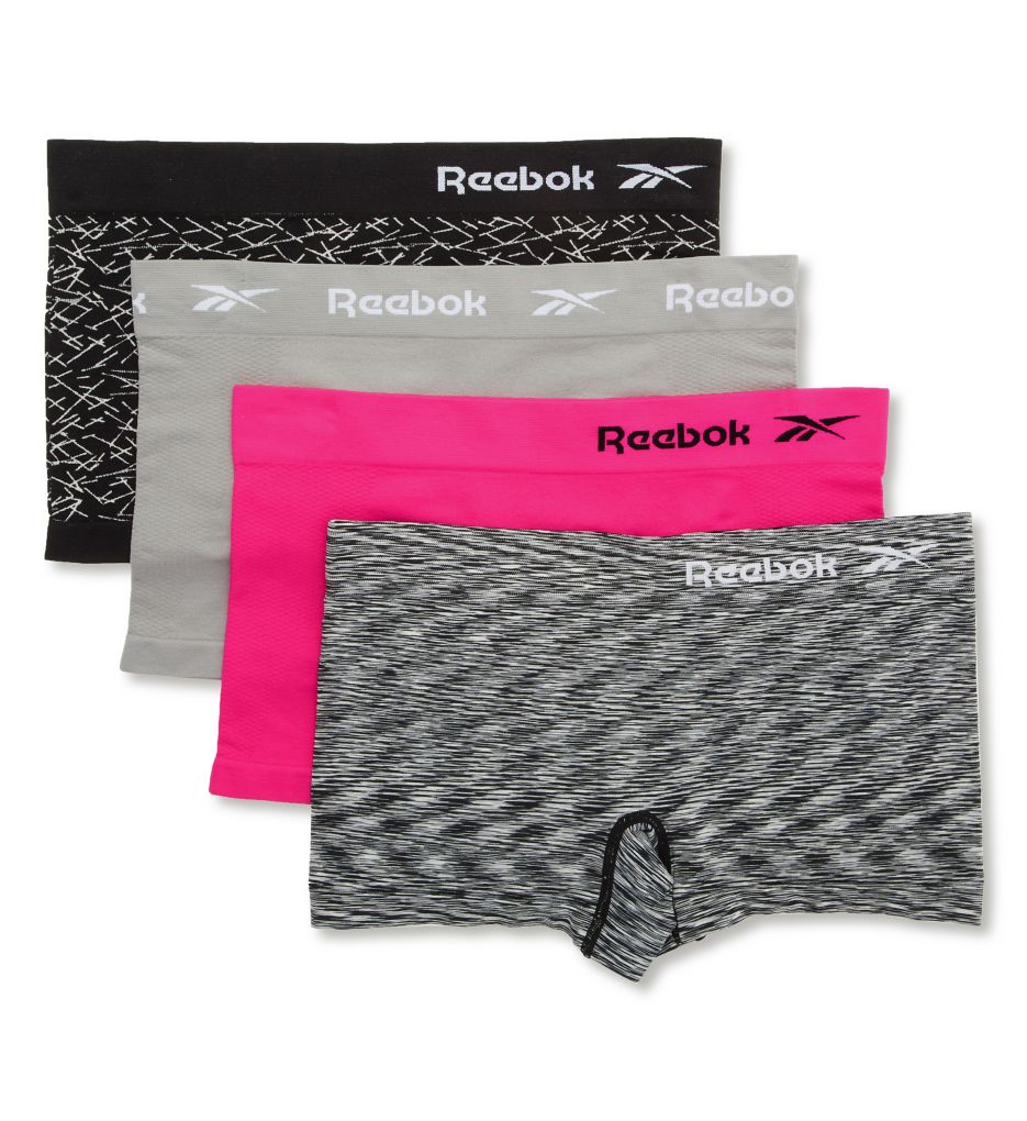Reebok Women's Underwear – Plus Size Seamless Boyshort Panties (3 Pack) :  : Clothing, Shoes & Accessories