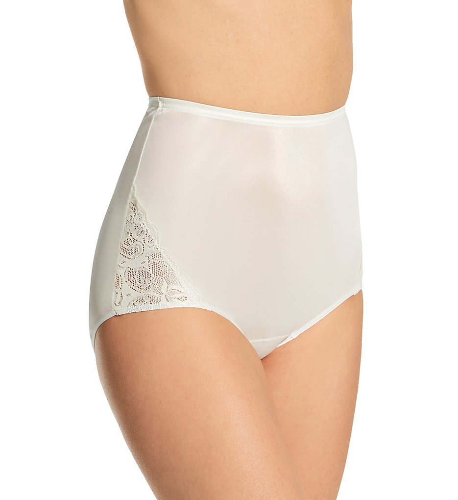 Shadowline 17082 Lace Inset Brief Panty - Picture 4 of 7