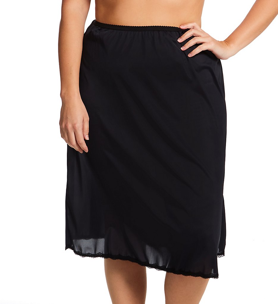 Shadowline 471162X Plus Size Flare Half Slip 28 Inch - Picture 2 of 4