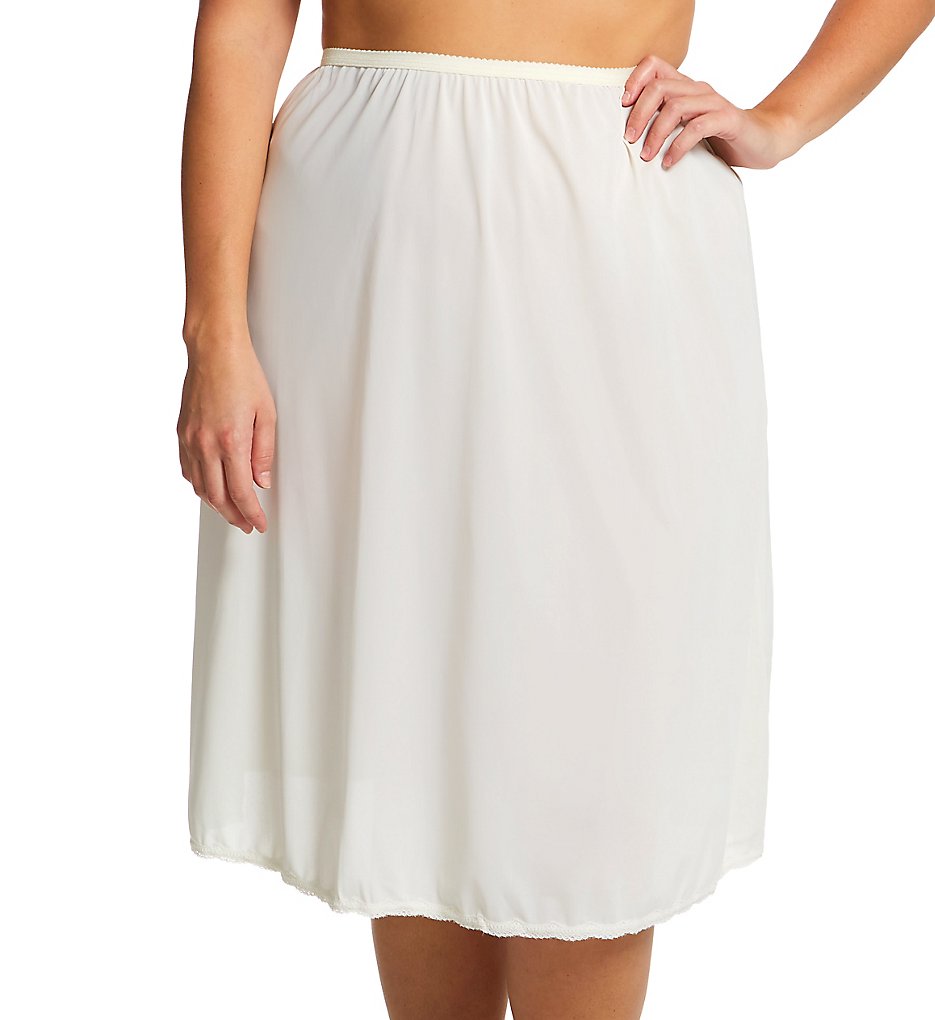 Shadowline 471162X Plus Size Flare Half Slip 28 Inch - Picture 3 of 4