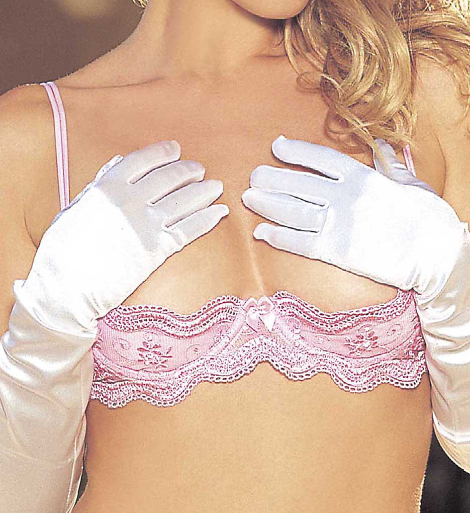 Shirley of Hollywood 331 Scalloped Embroidery Shelf Bra - Picture 2 of 6
