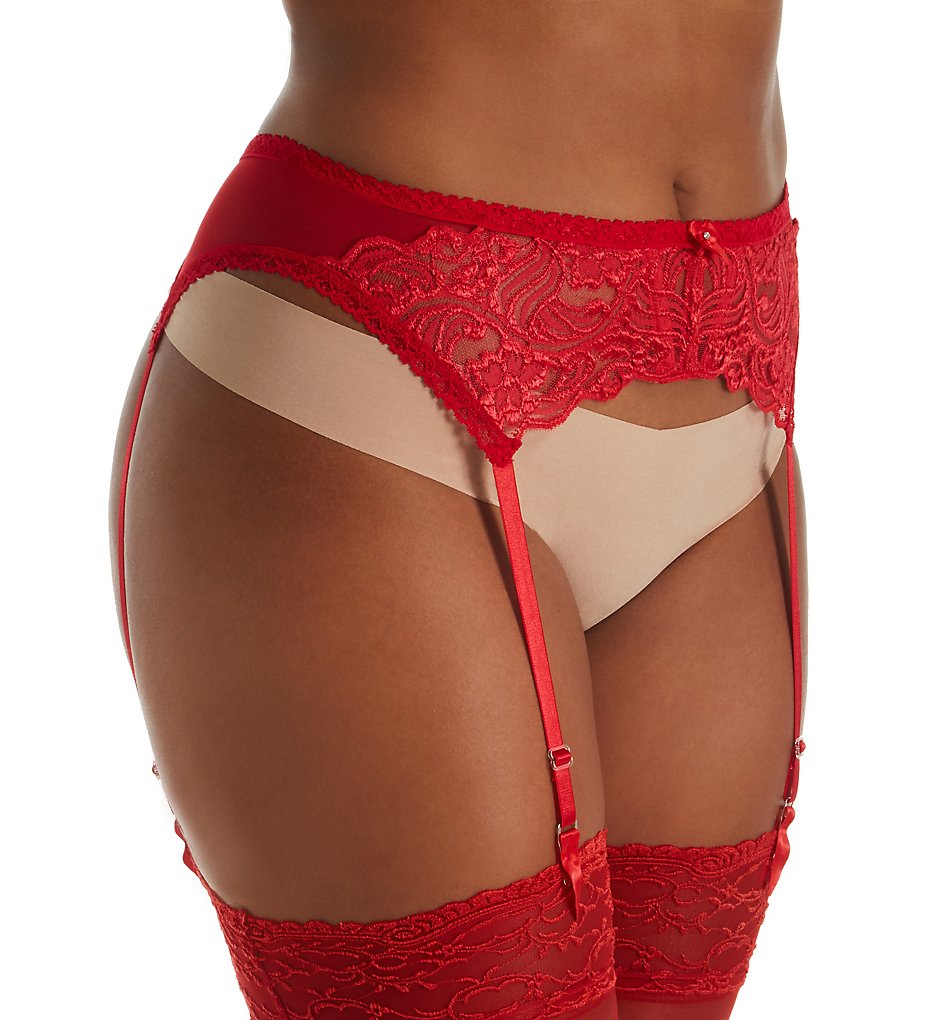 Shirley of Hollywood X671 Plus Size Chopper Lace Garter Belt - Picture 2 of 2