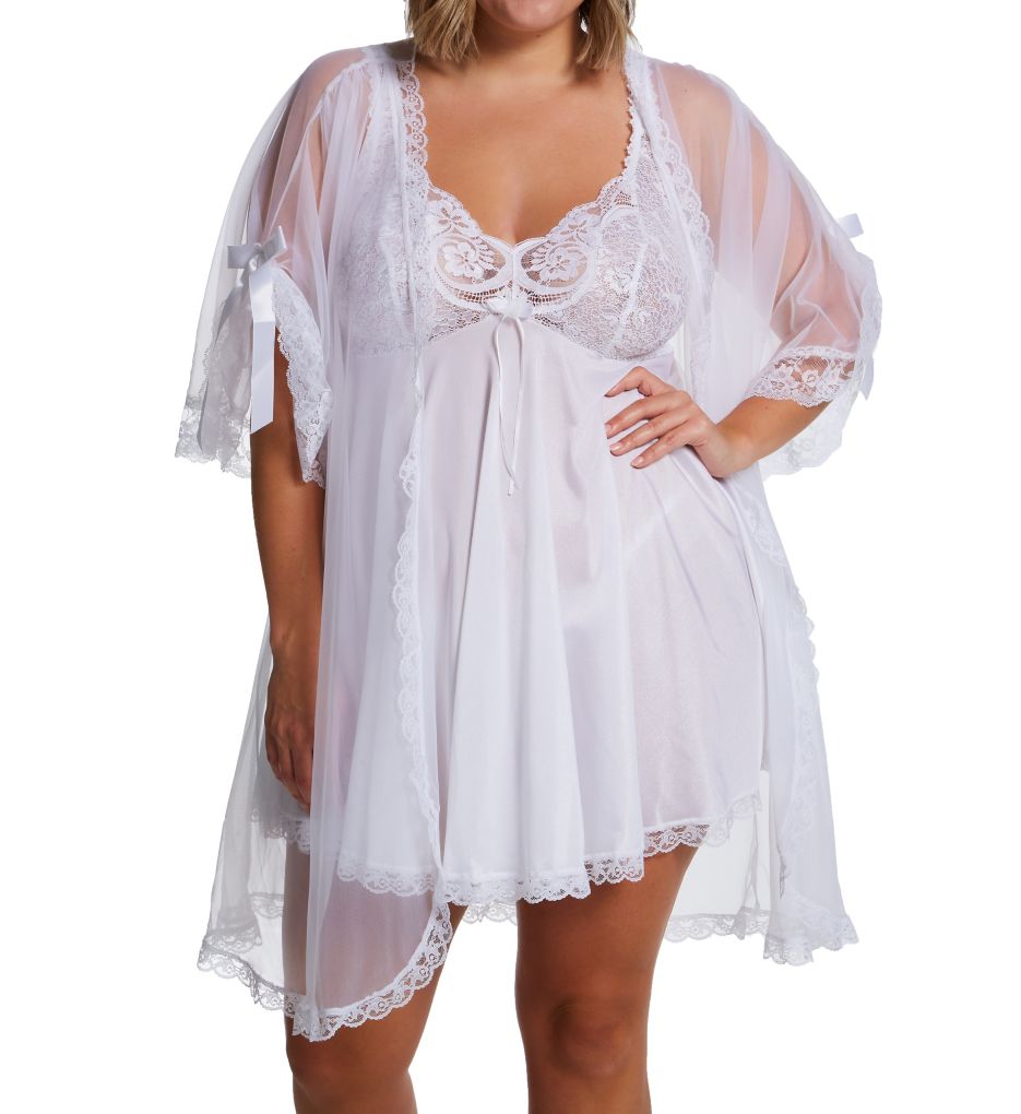 Babydoll Plus Size Nightgown With Built In Bra Plus Size Nightgown