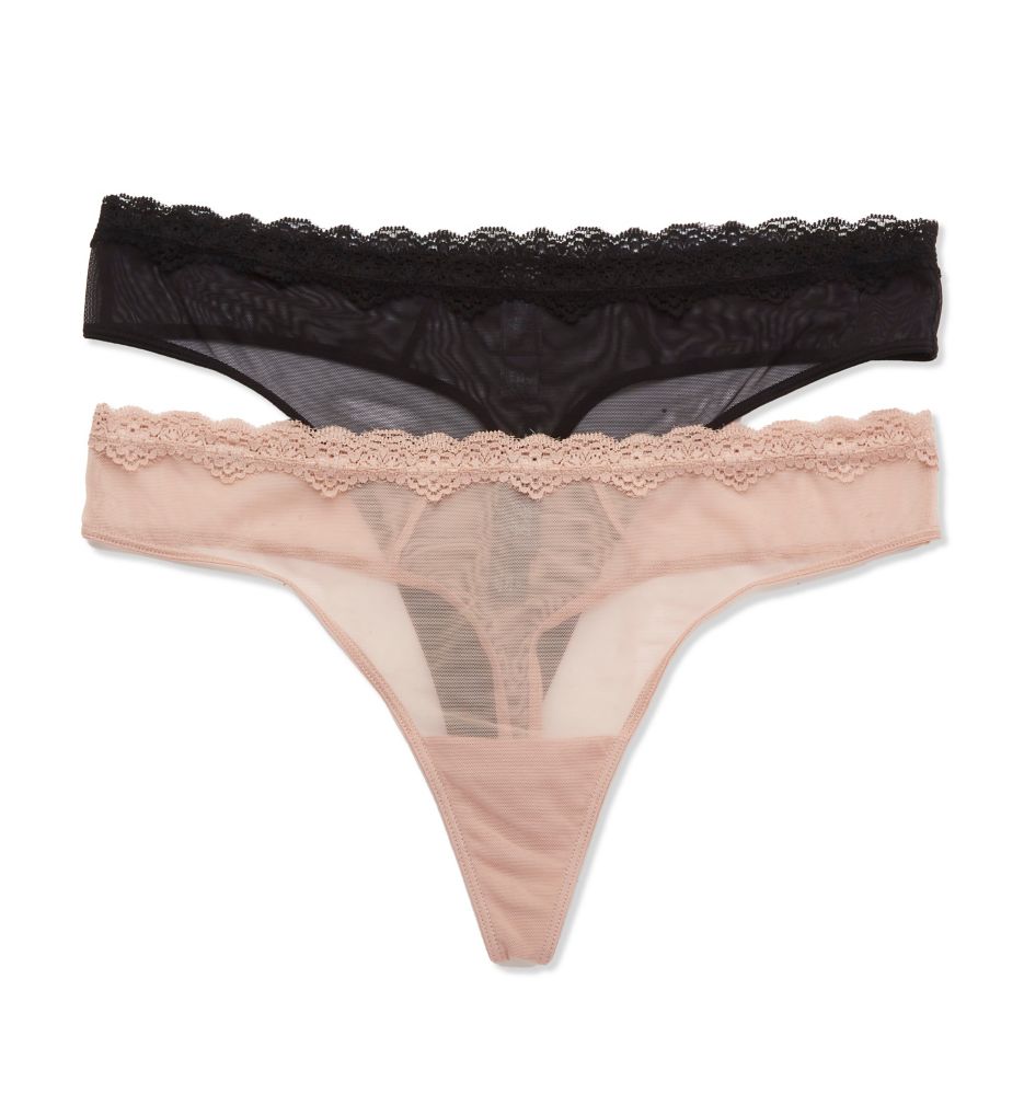 Smart and Sexy SA1376 Tanga-Höschen mit Spitzenbesatz - 2er-Pack - Bild 2 von 3