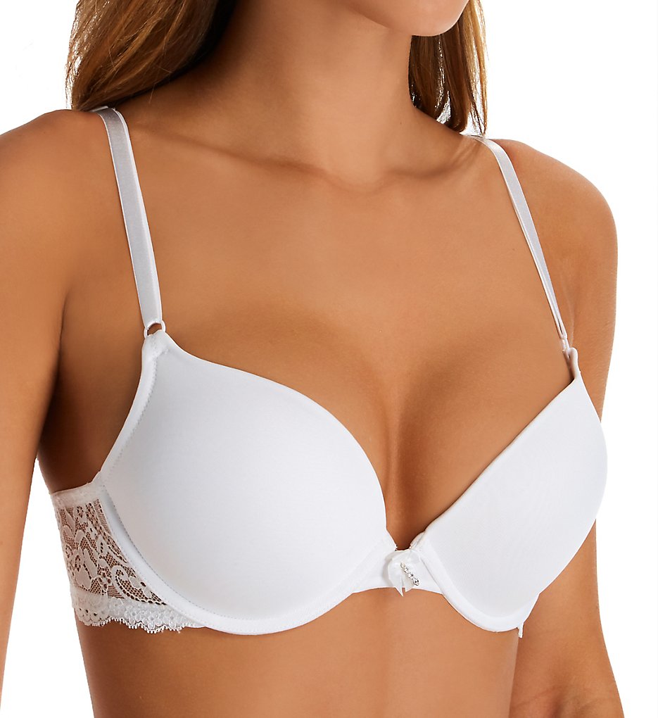 Smart & MAXIMUM Cleavage Bra Style SA276 White W/ Lace Wings 28a N4 for  sale online