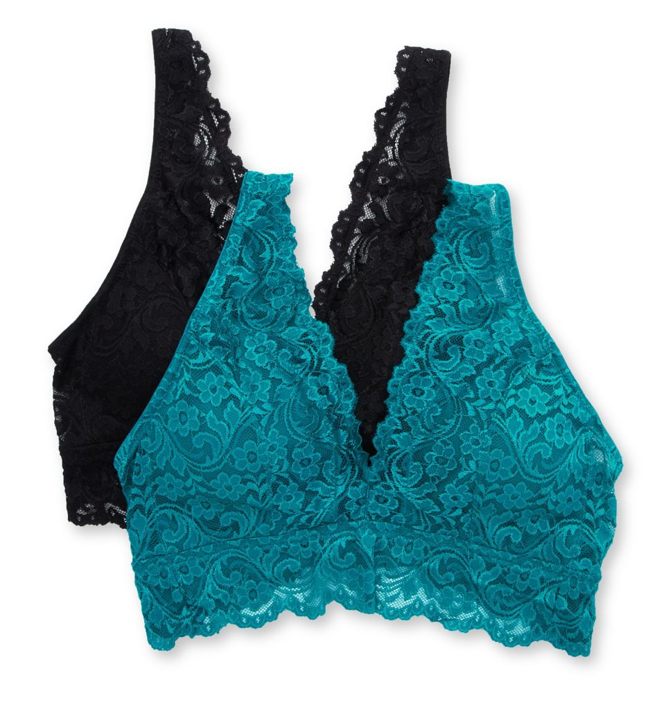 Smart & Sexy Women's Signature Lace Deep V Bralette, Black, S : :  Clothing, Shoes & Accessories