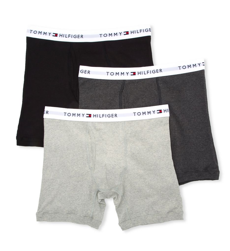 Men's Tommy Hilfiger 09TE001 Basic 100% Cotton Boxer Brief - 3 Pack 