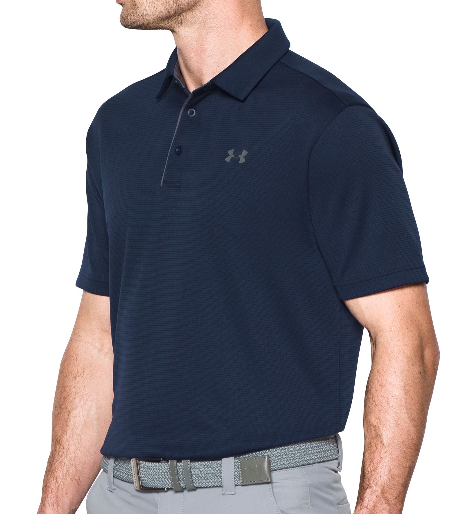 Under Armour Men's Tech Performance Polo in Blue (1290140) | Size 4XL | HisRoom.com