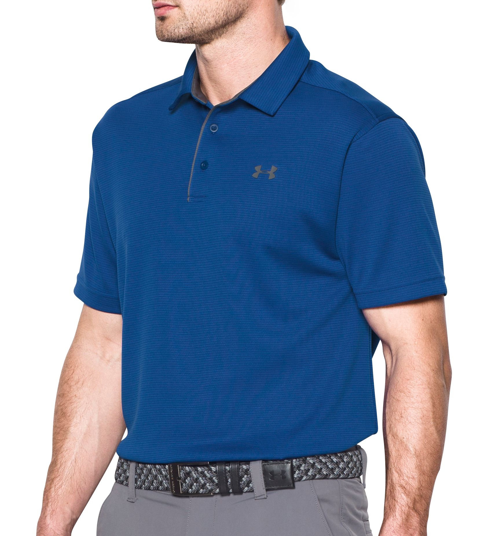 Under Armour Men's Tech Performance Polo in Blue (1290140) | Size 4XL | HisRoom.com