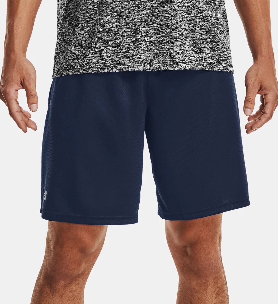 Under Armour Men's Tech 9 Inch Mesh Short in Blue (1328705) | Size 3XL | HisRoom.com