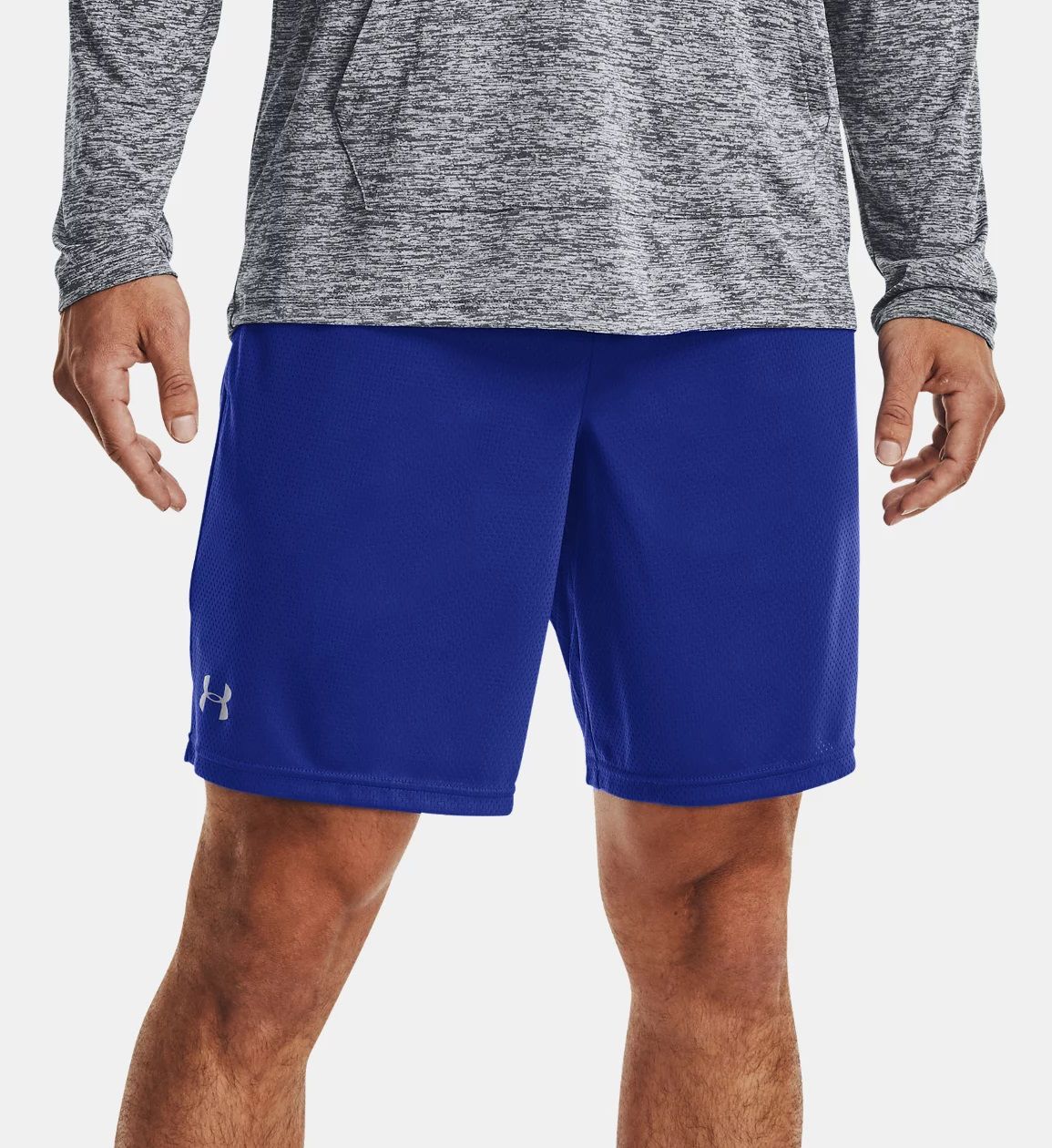 Under Armour Men's Tech 9 Inch Mesh Short in Blue (1328705) | Size 2XL | HisRoom.com