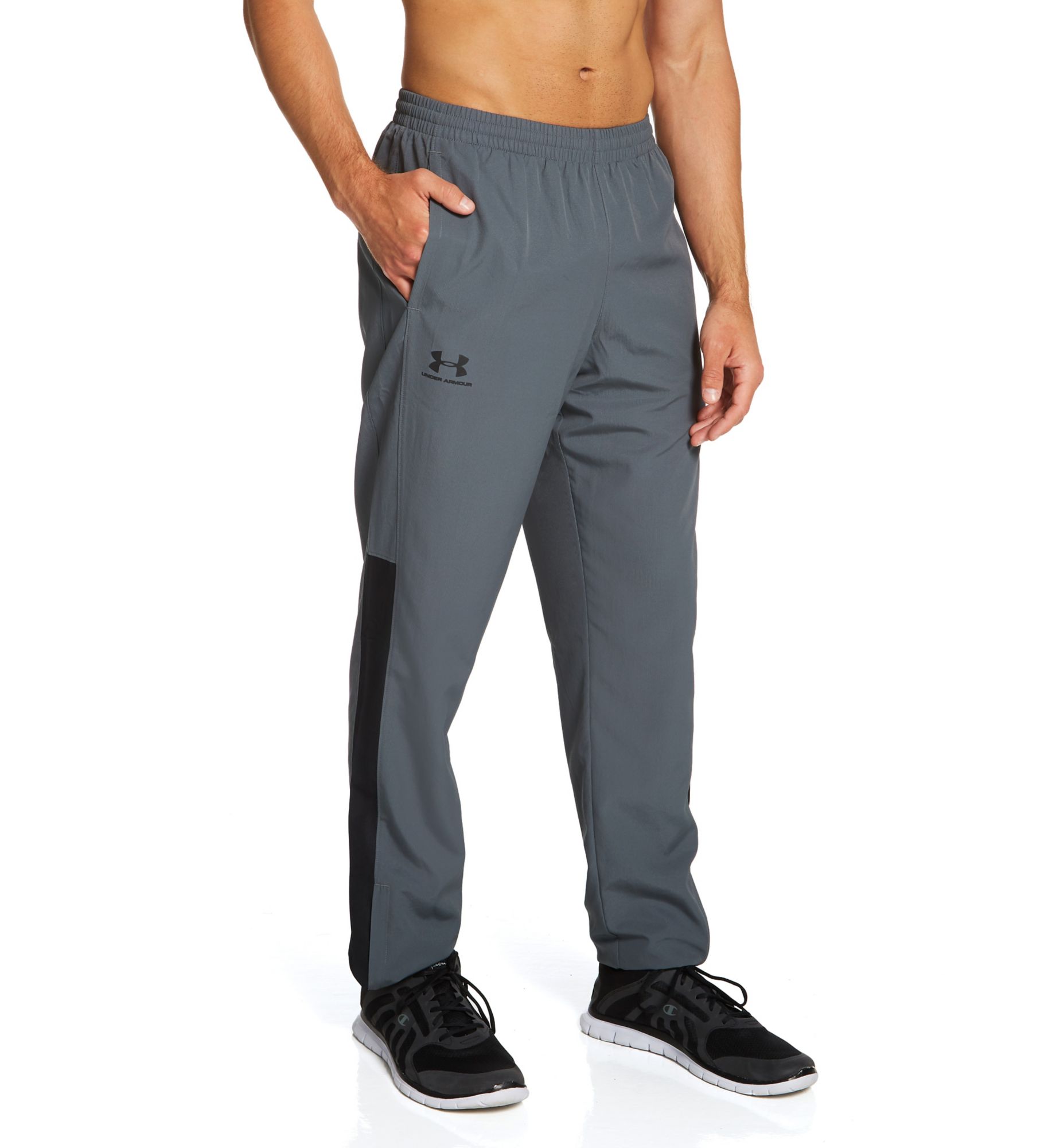 Under Armour Men's Vital Warm-Up Performance Pant in Gray (1352031) | Size Medium | HisRoom.com